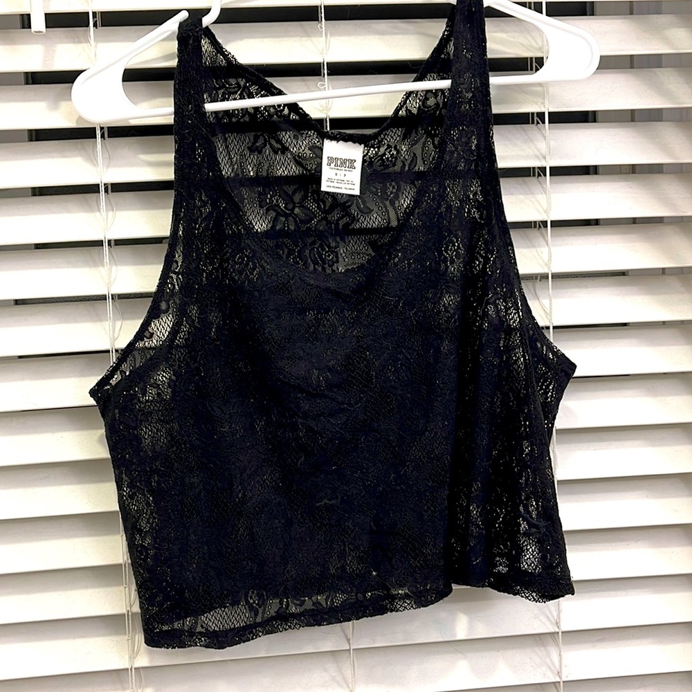 PINK brand lace crop top
